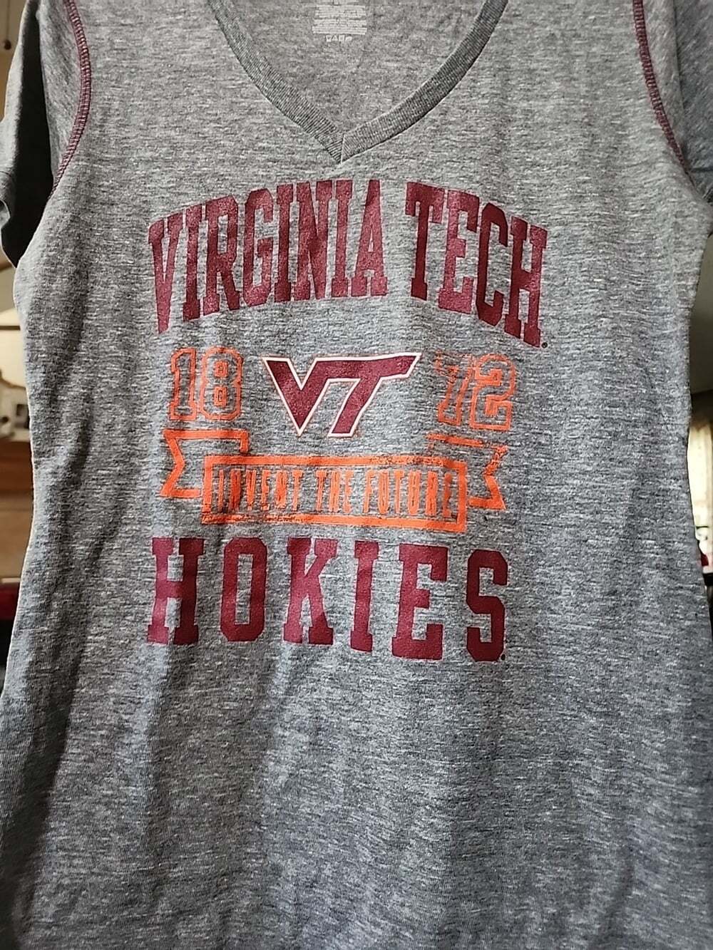 Virginia Tech Hokies Shirt VA Ladies' Large NCAA A106 Tee New Excellent